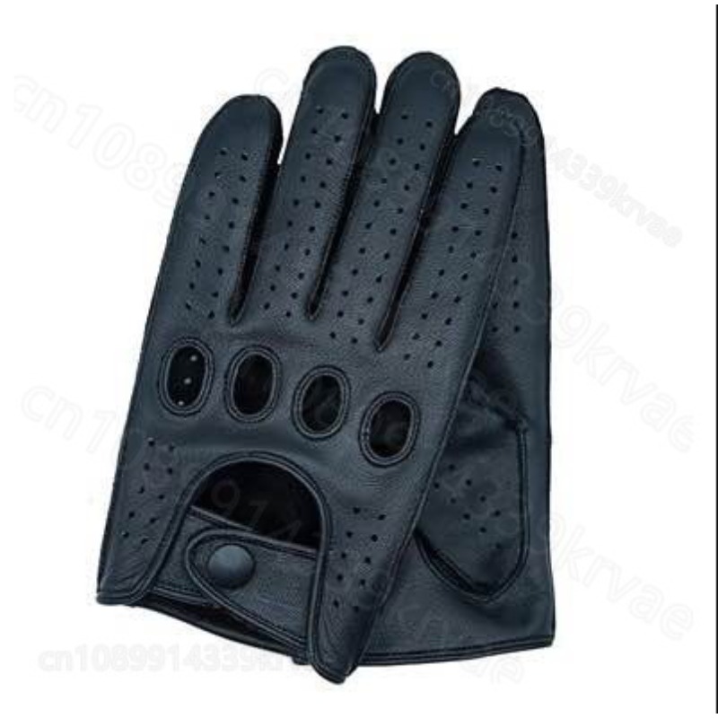 Leather Driving Glove - Gants de conduite respirants pour hommes,