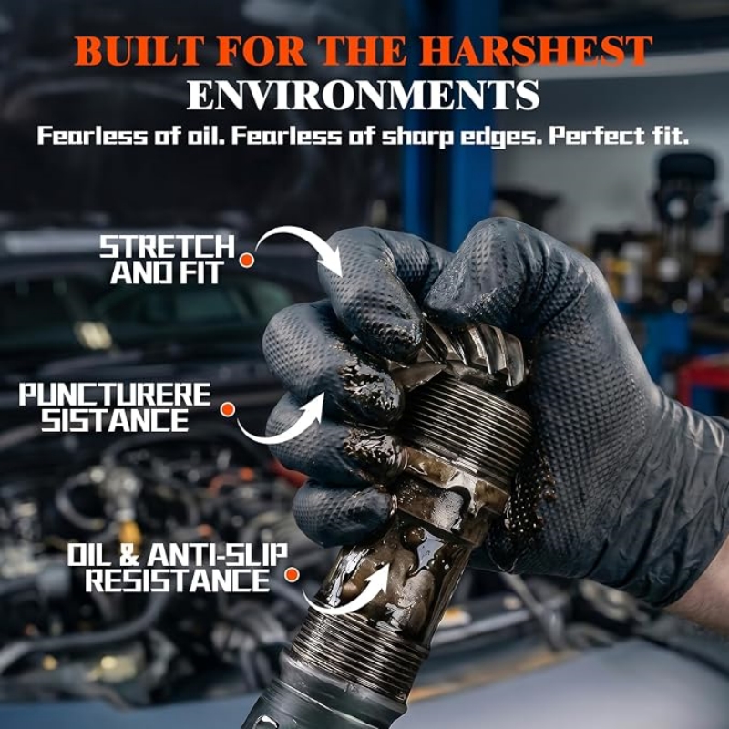 Gants en nitrile jetables indu - Rubber Glove Cleaning avis et prix
