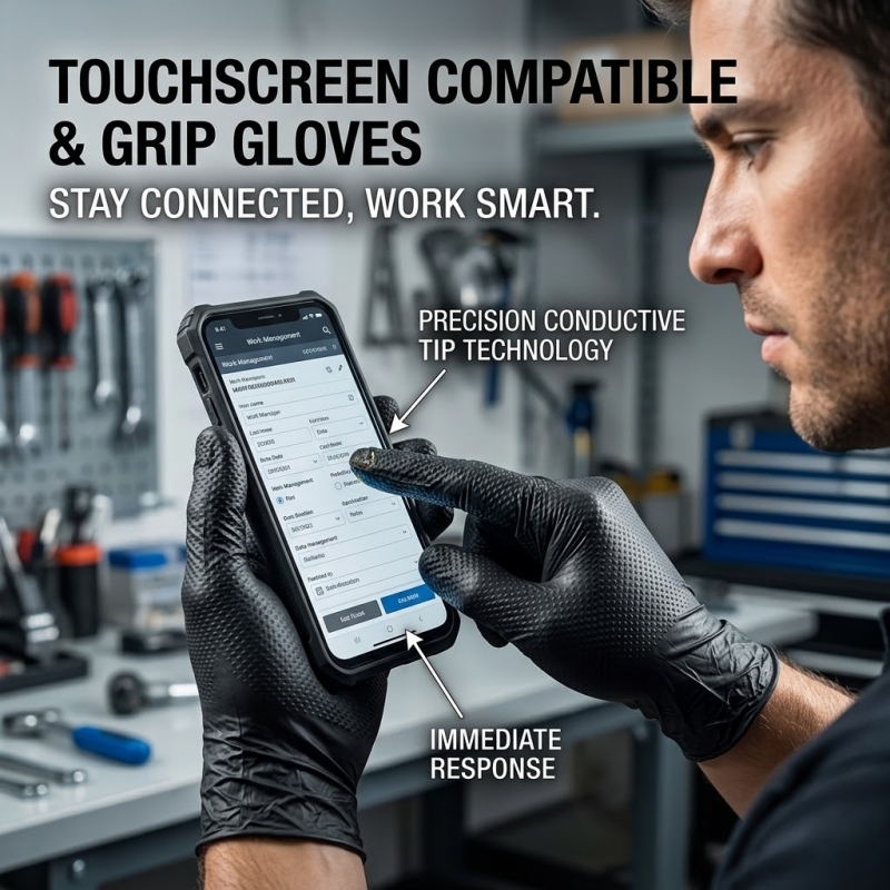Gants de travail industriels e - Nitrile Mechanic Glove avis et prix