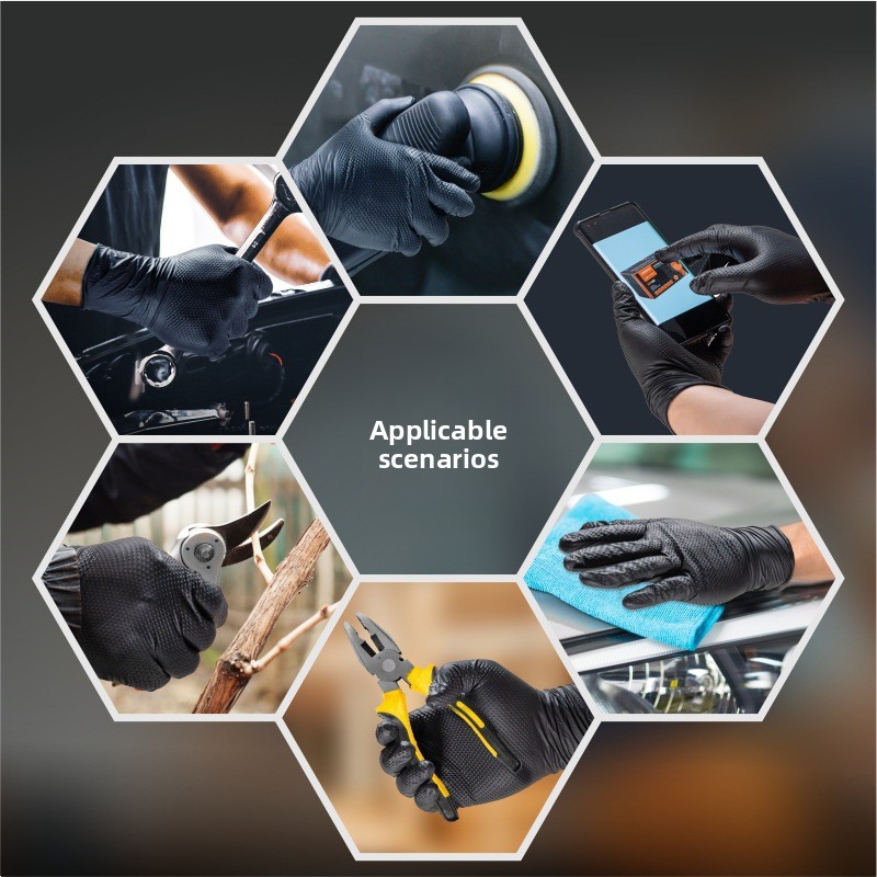 Gants en nitrile à motif diama - Nitrile Mechanic Glove avis et prix
