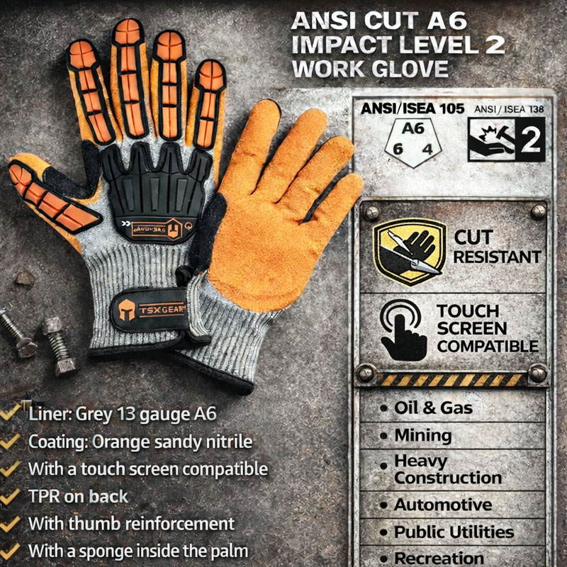 NMSafety Gants de travail anti - Nitrile Mechanic Glove avis et prix
