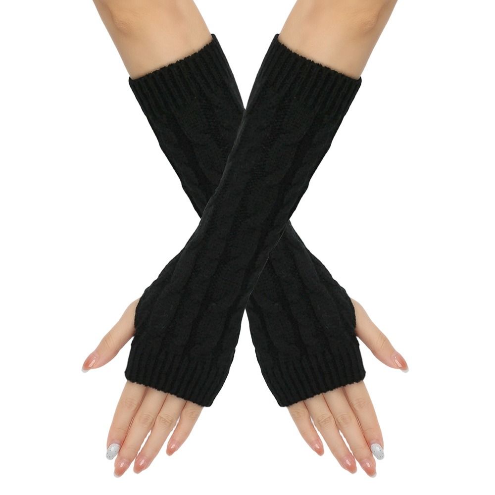 Gants sans doigts à motifs tor - Fingerless Glove Knit avis et prix