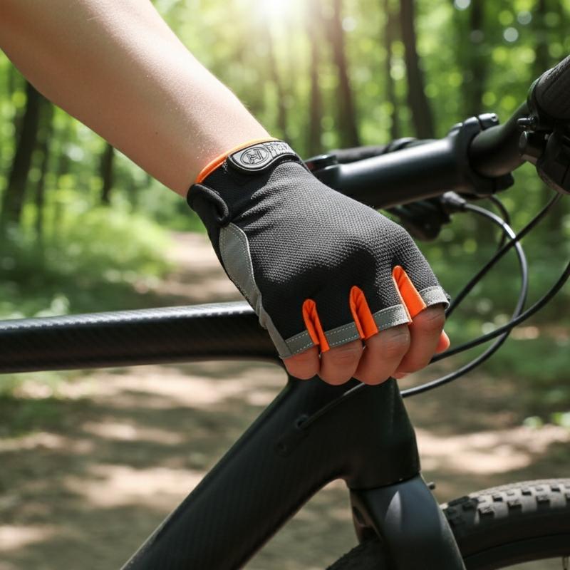 1 paire de gants de cyclisme d - Fingerless Glove Knit avis et prix