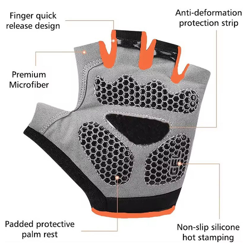 Gants demi-doigt antidérapants - Workout Glove Gym avis et prix
